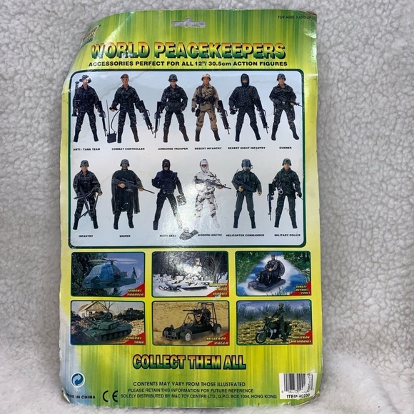 Power Team Elite Navy Seal for 12" action figure uniform & accessories vtg - Picture 4 of 12